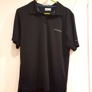 Columbia black polo shirt